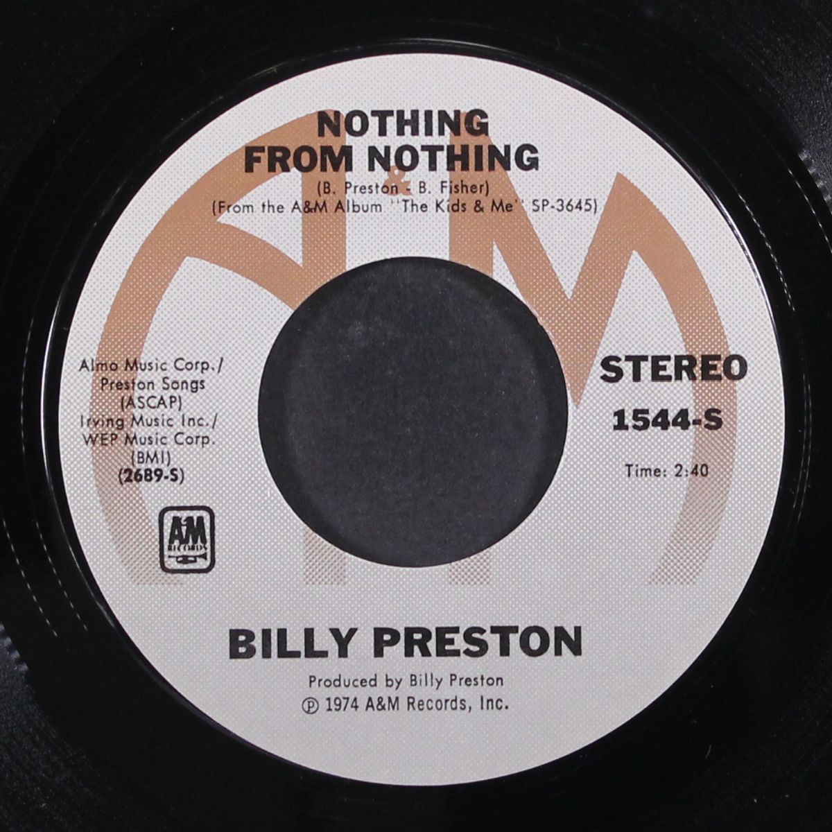 nothing from nothing / my soul is a witness by BILLY PRESTON
