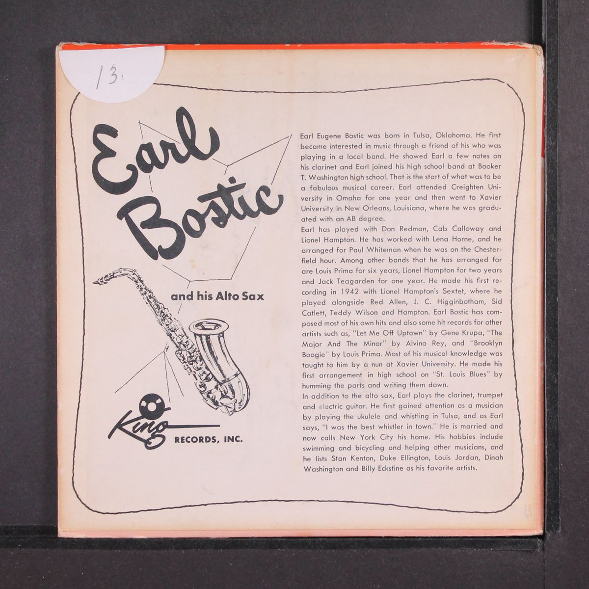 vol. 18 by EARL BOSTIC