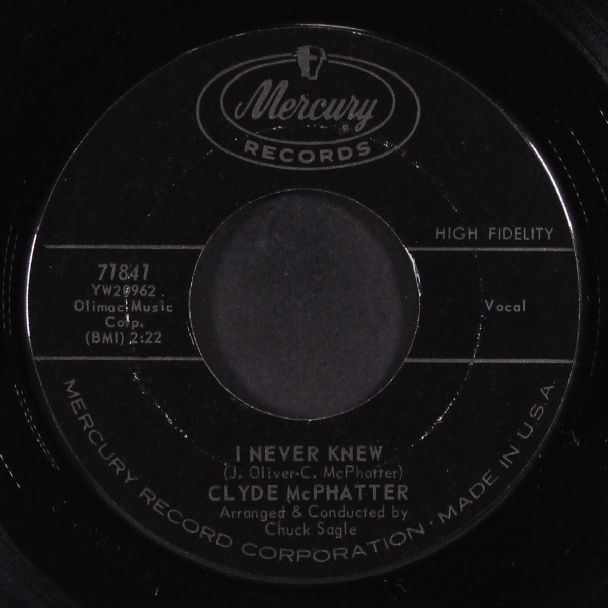 happiness / i never knew by CLYDE MCPHATTER