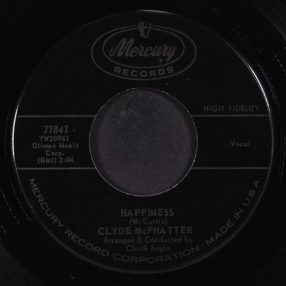 happiness / i never knew by CLYDE MCPHATTER