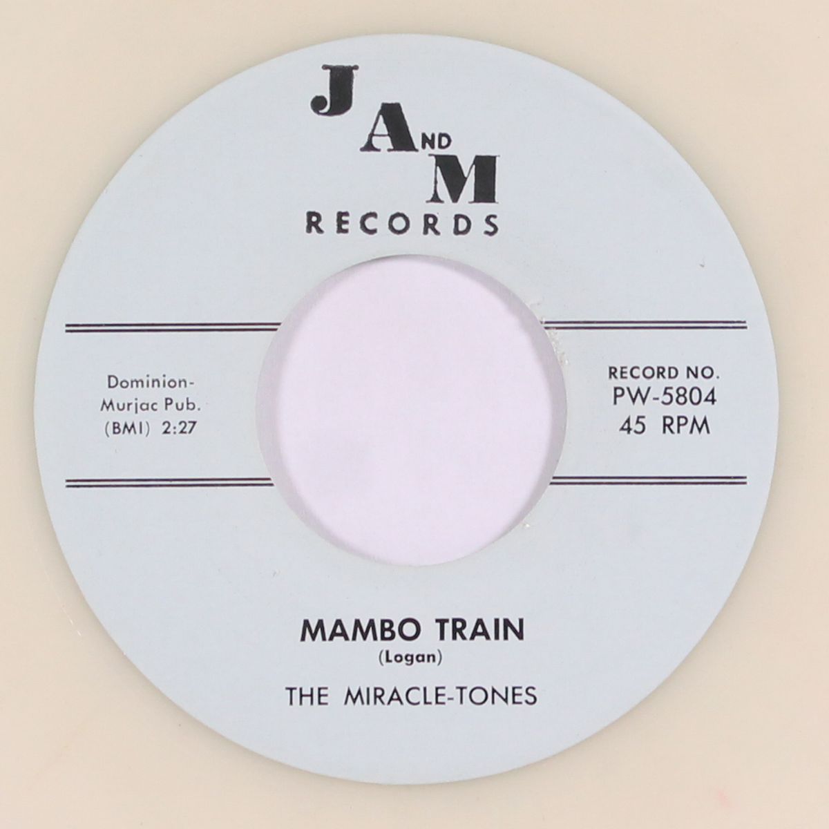 tell me my darling / mambo train by MIRACLE-TONES