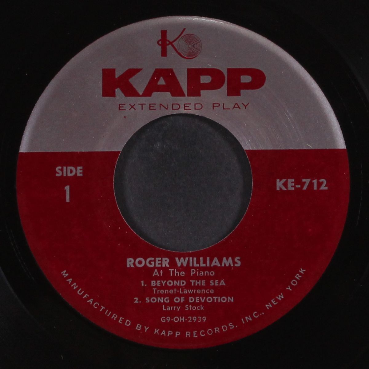 at the piano by ROGER WILLIAMS