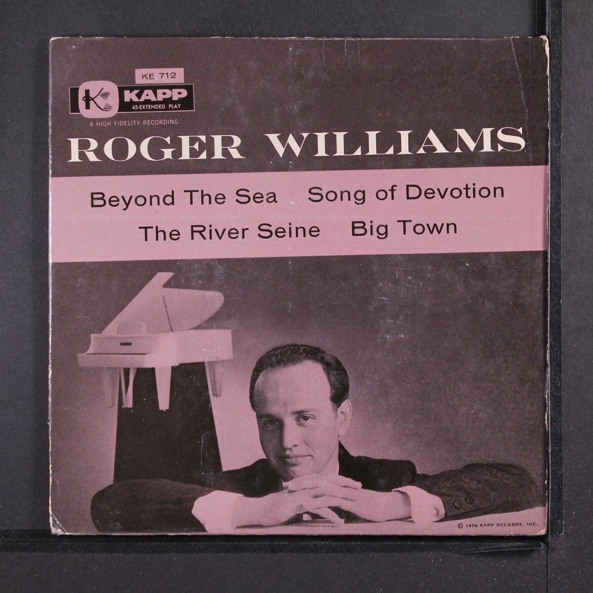at the piano by ROGER WILLIAMS