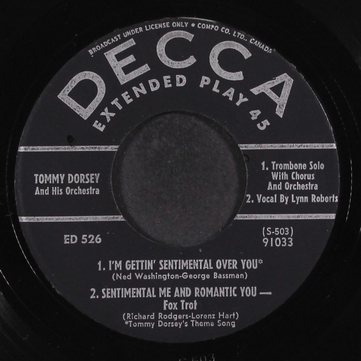 in a sentimental mood by TOMMY DORSEY