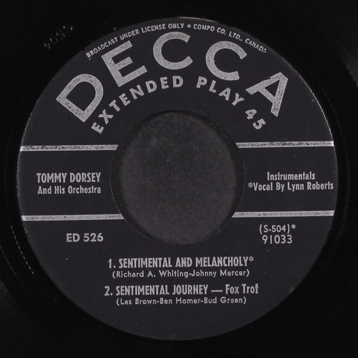 in a sentimental mood by TOMMY DORSEY
