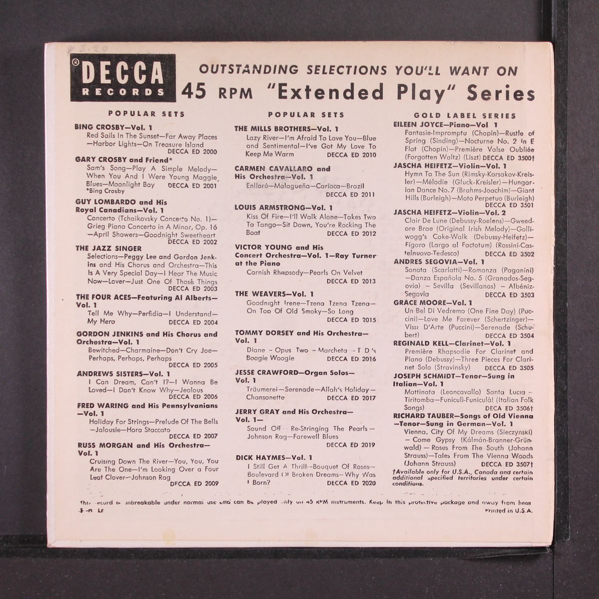 in a sentimental mood by TOMMY DORSEY
