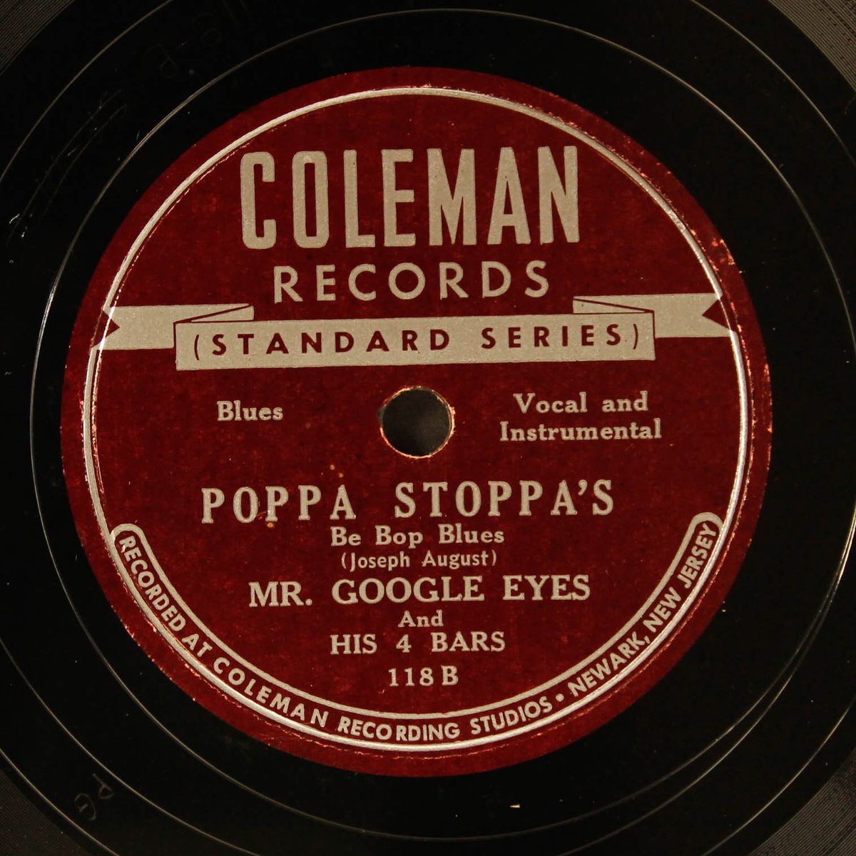 young boy / poppa stoppa's be bop blues by MR. GOOGLE EYES