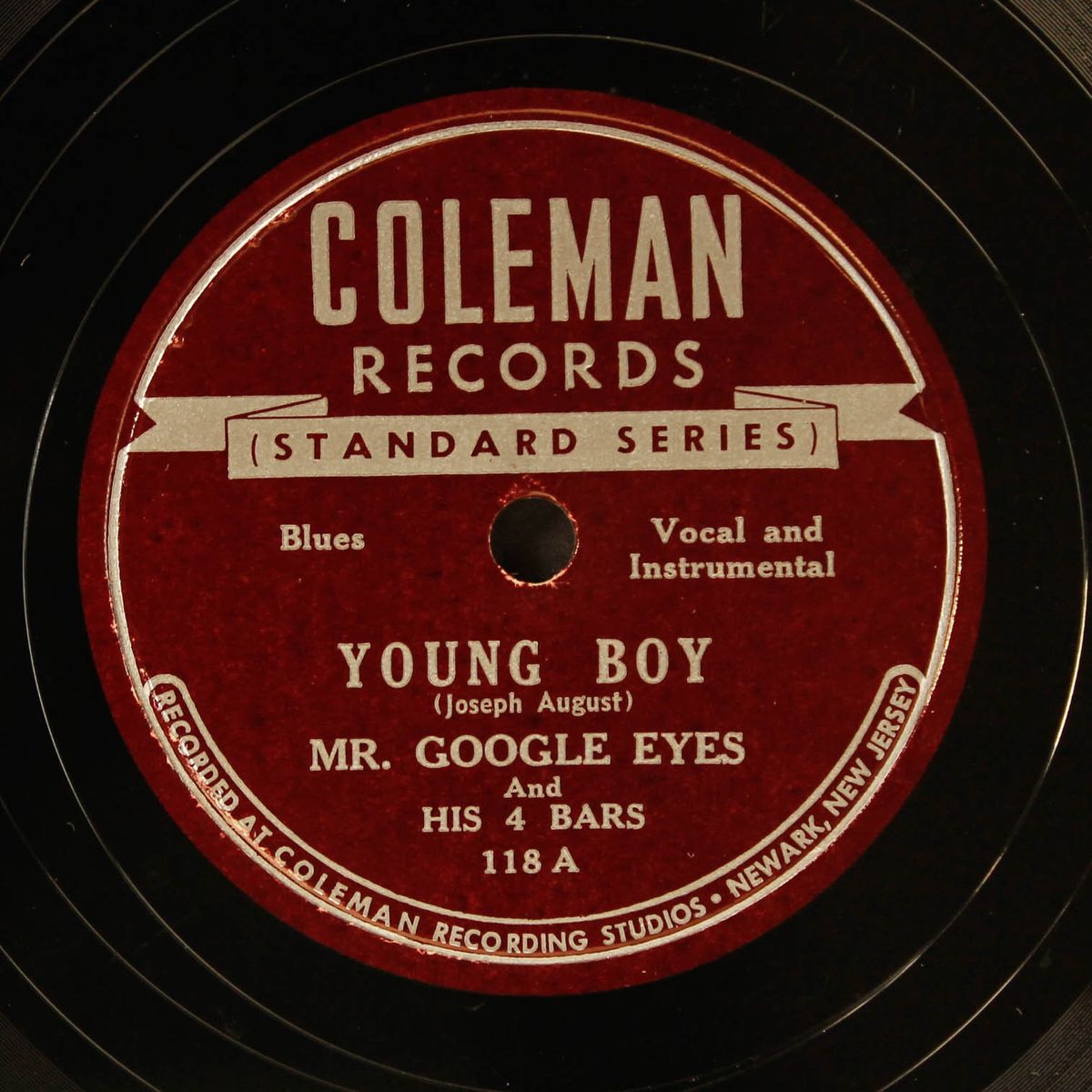 young boy / poppa stoppa's be bop blues by MR. GOOGLE EYES
