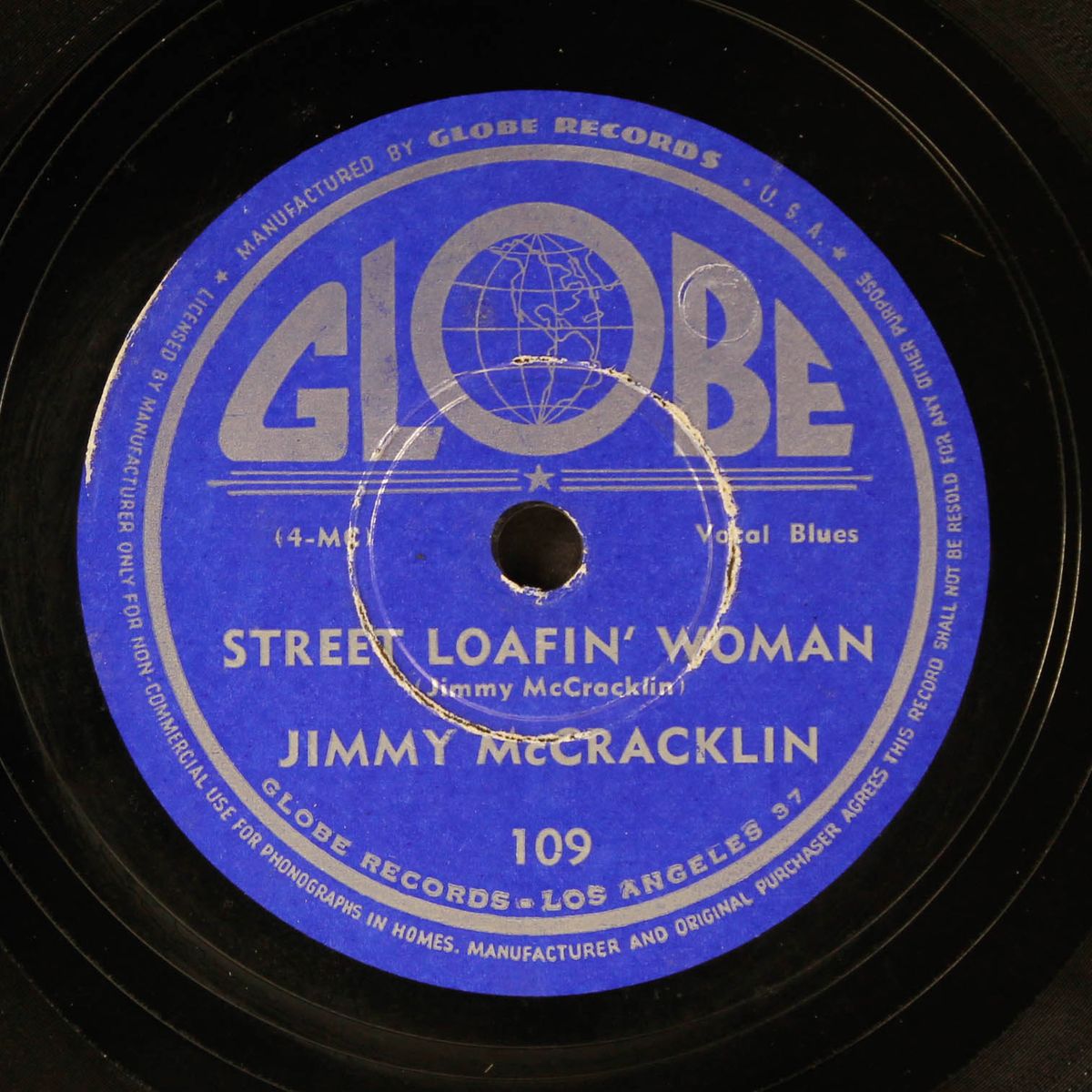 street loafin' woman / achin' heart by JIMMY MCCRACKLIN