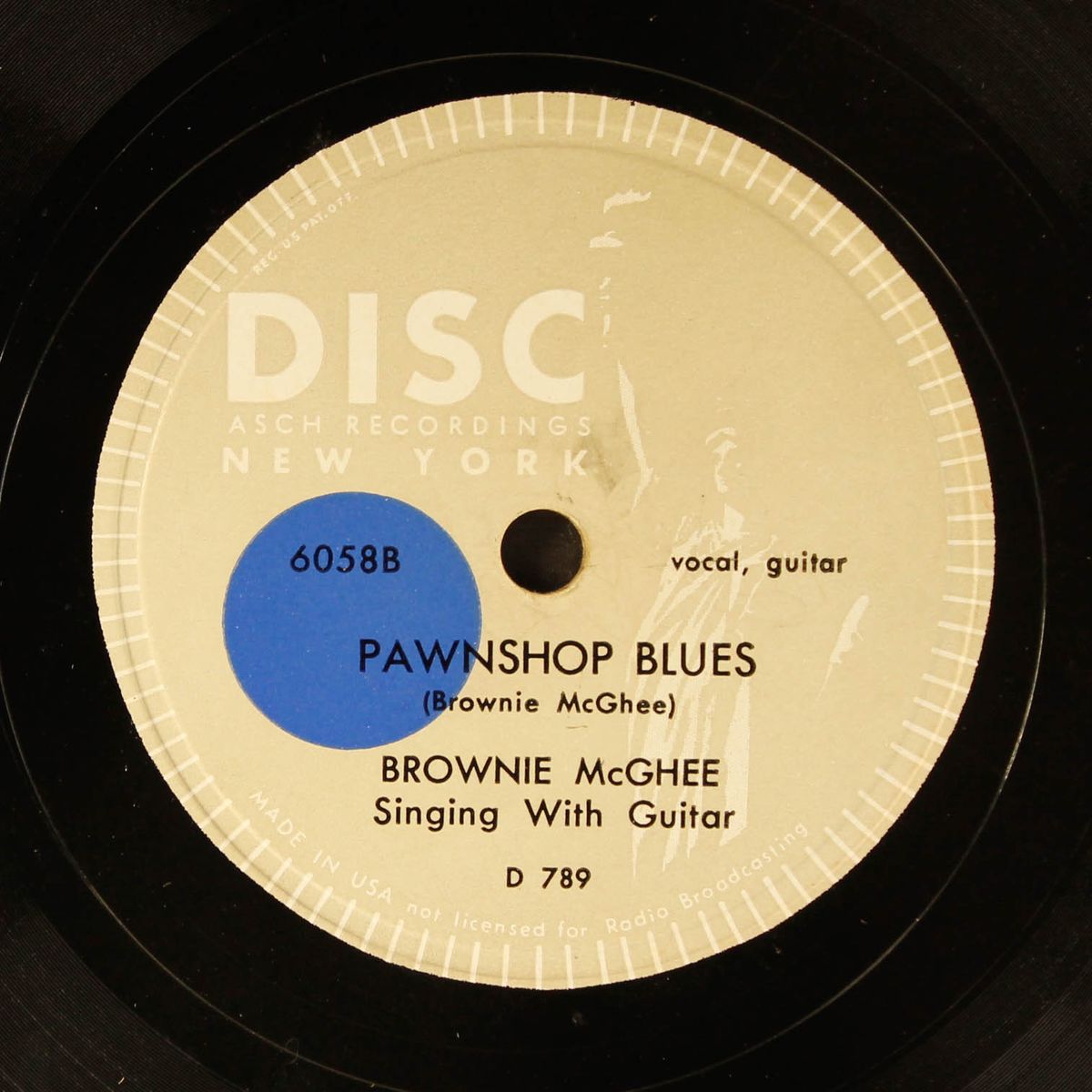 secret mojo blues / pawnshop blues by BROWNIE MCGHEE