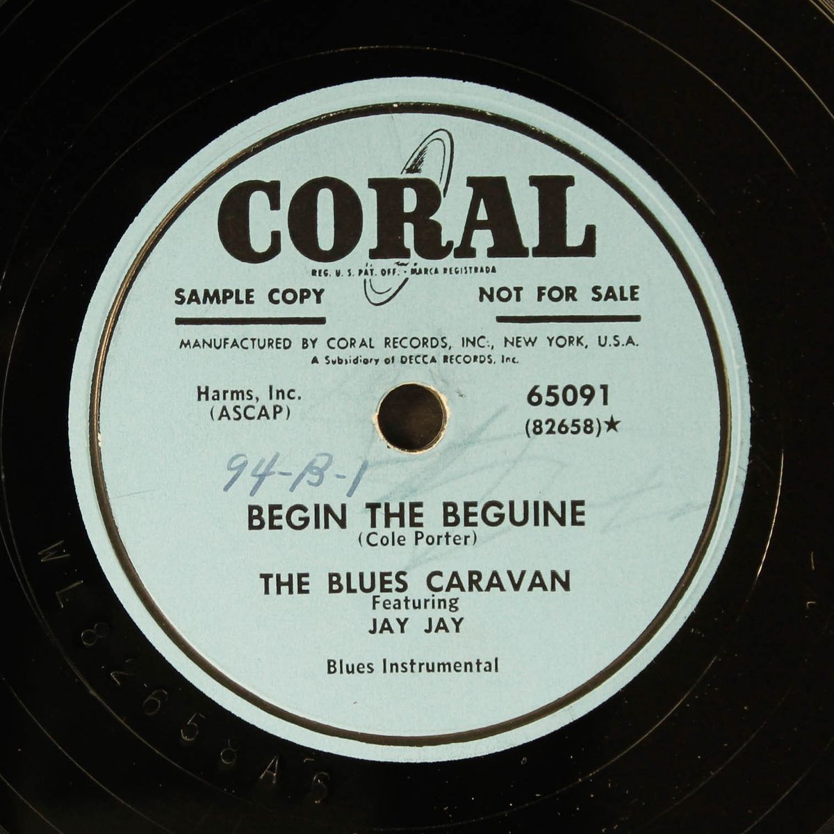 bedtime blues / begin the beguine by BLUES CARAVAN