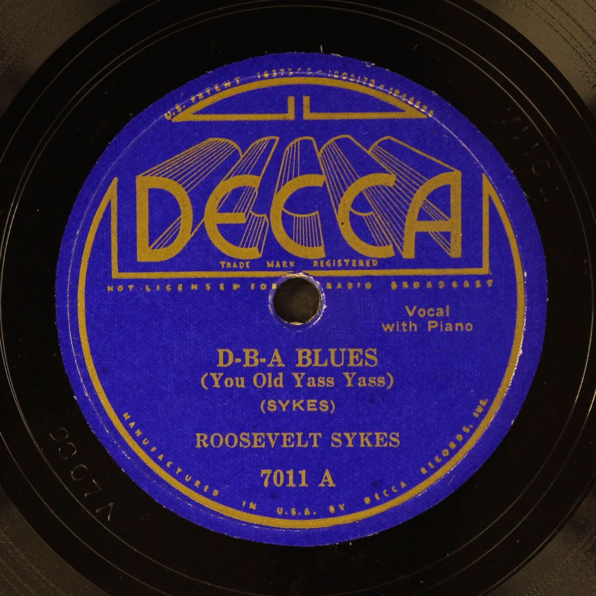 ethel mae blues / d-b-a blues by ROOSEVELT SYKES