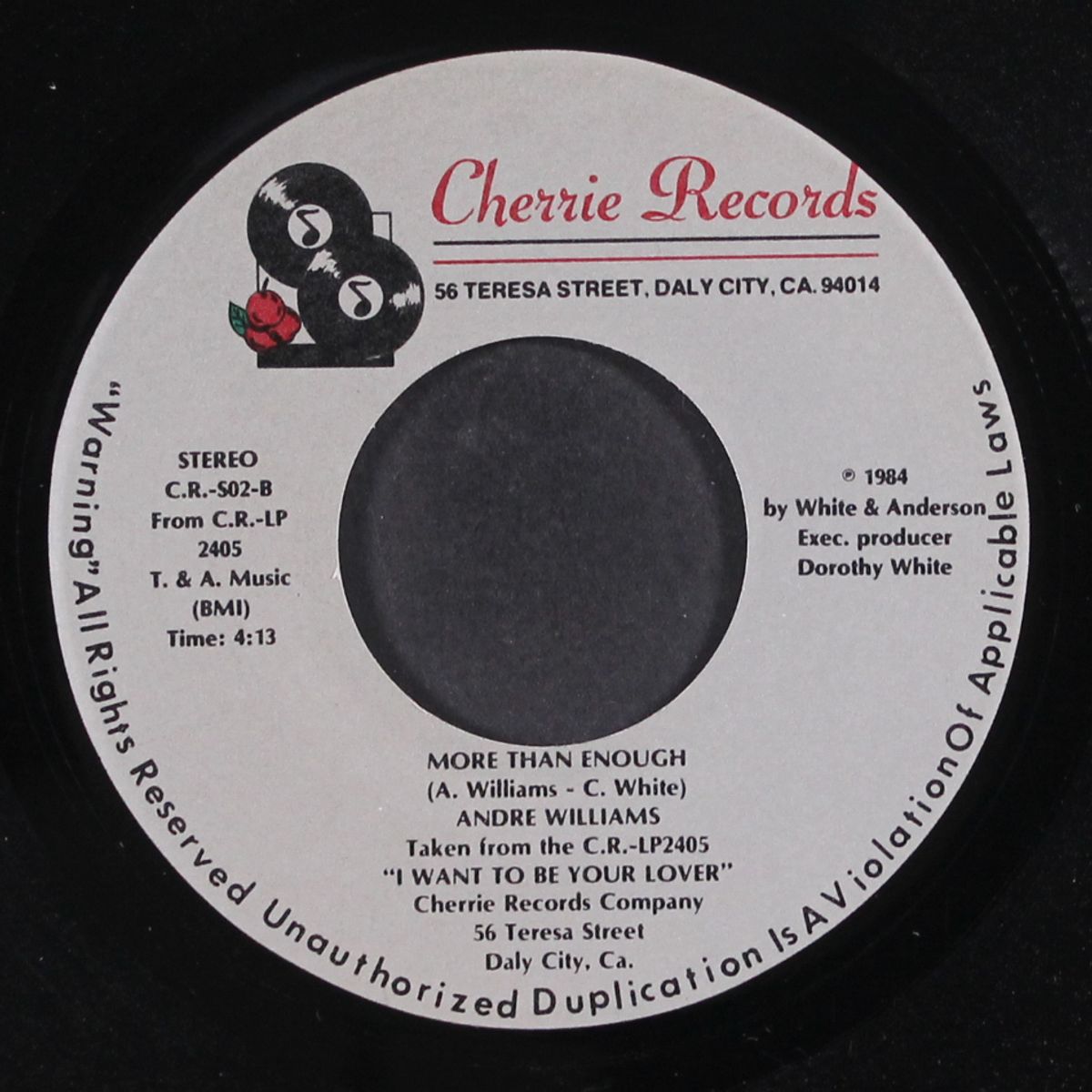 more than enough / it's the same old song by ANDRE WILLIAMS
