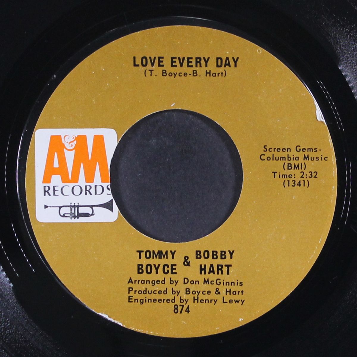 sometimes she's a little girl / love every day by TOMMY BOYCE & BOBBY HART