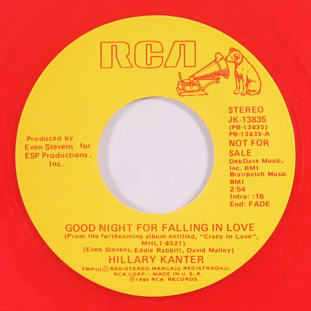 good night for falling in love / same by HILLARY KANTER