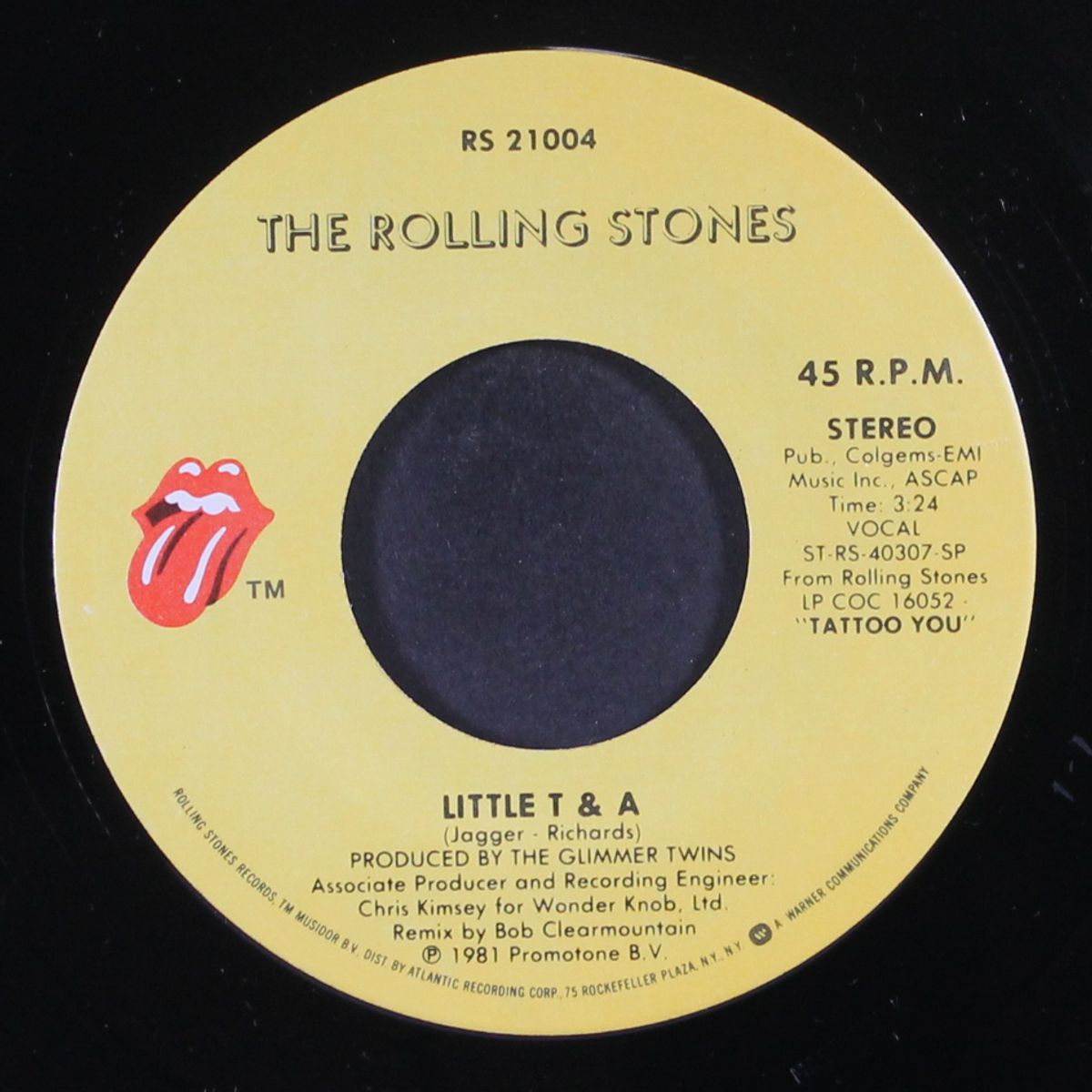 waiting on a friend / little t & a by ROLLING STONES