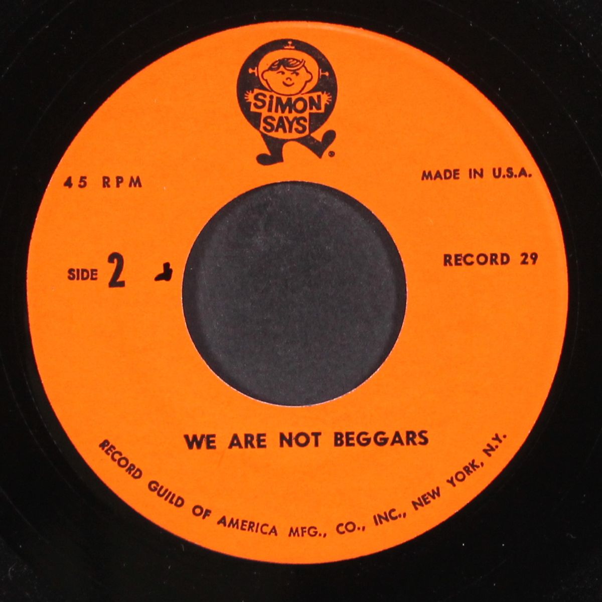 come all ye faithful / we are not beggars by UNKNOWN ARTIST