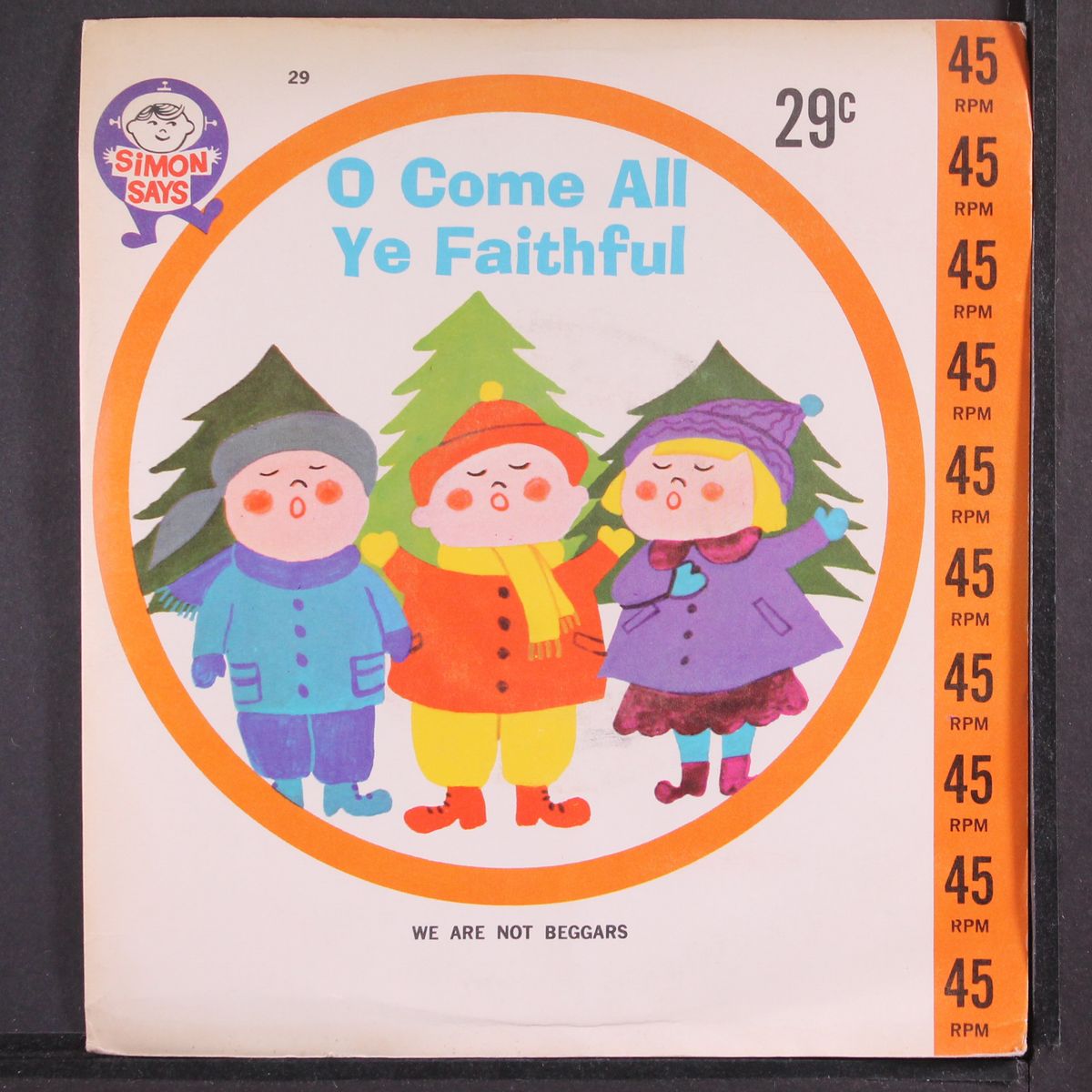come all ye faithful / we are not beggars by UNKNOWN ARTIST