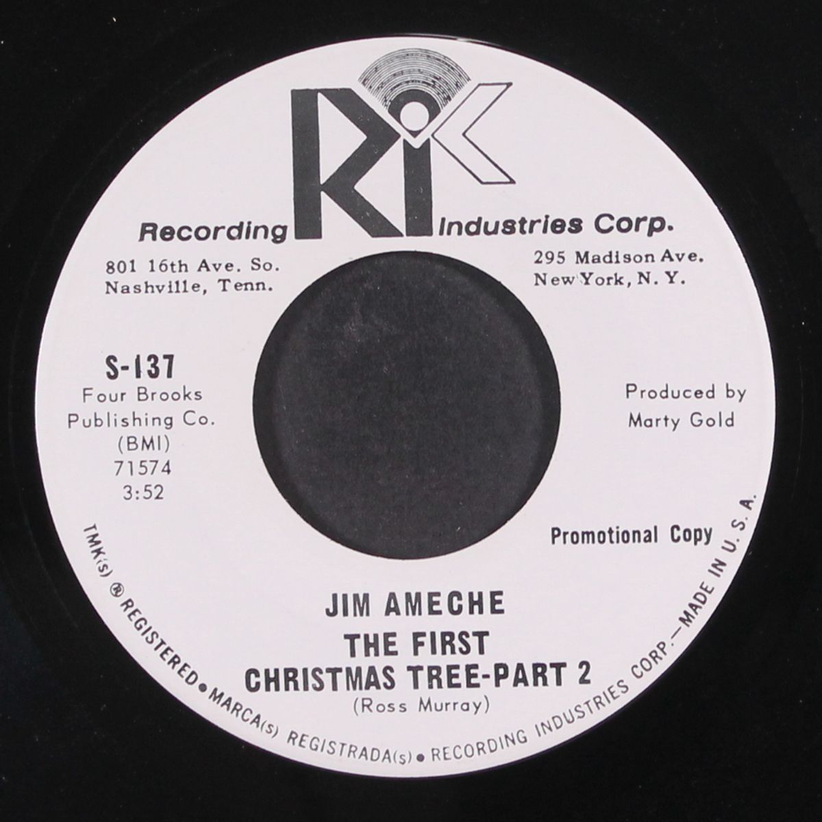 the first christmas tree by JIM AMECHE