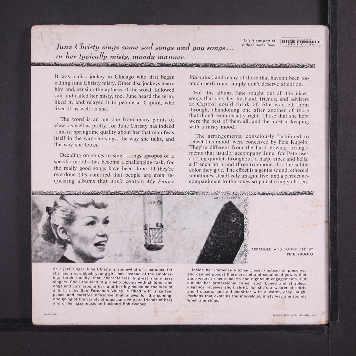 the misty miss christy, part 1 by JUNE CHRISTY