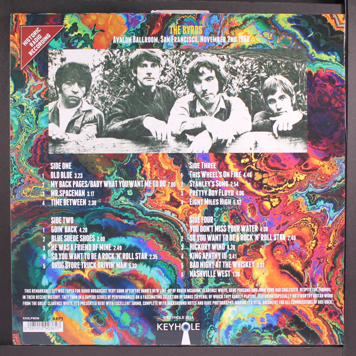 avalon ballroom, san francisco, november 2nd 1968 by BYRDS