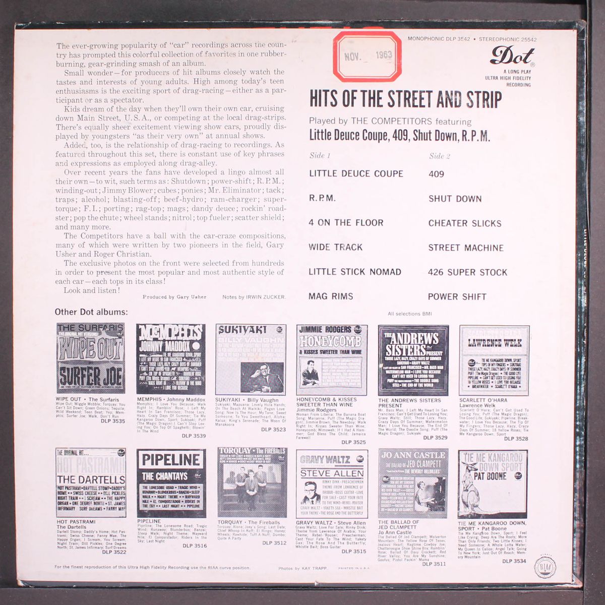 hits of the street and strip by COMPETITORS