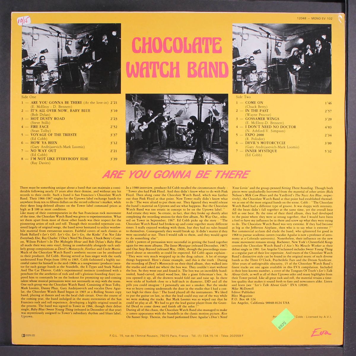 are you gonna be there by CHOCOLATE WATCH BAND