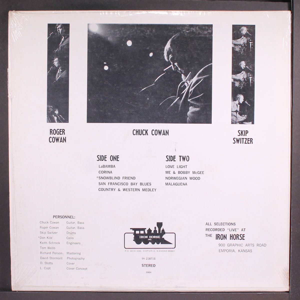 live at the iron horse by COWAN BROTHERS