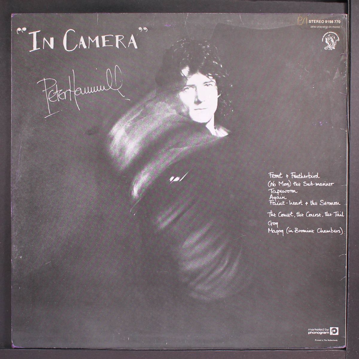 in camera by PETER HAMMILL