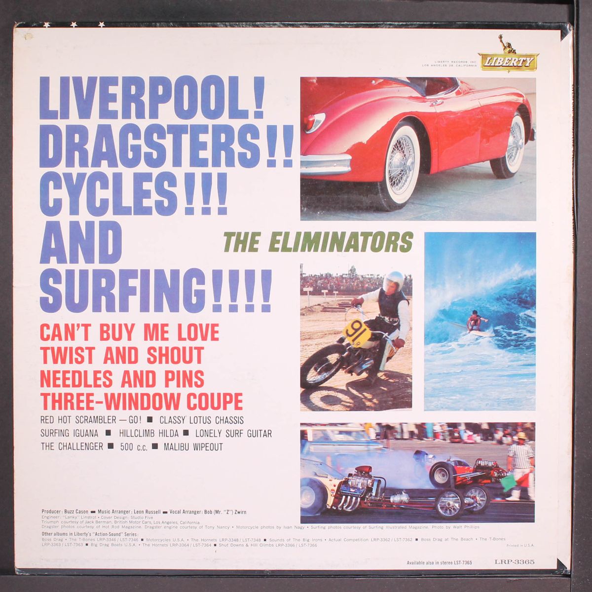 liverpool, dragsters, cycles & surfing by ELIMINATORS