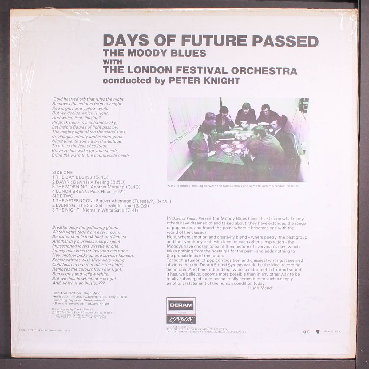 days of future passed by MOODY BLUES