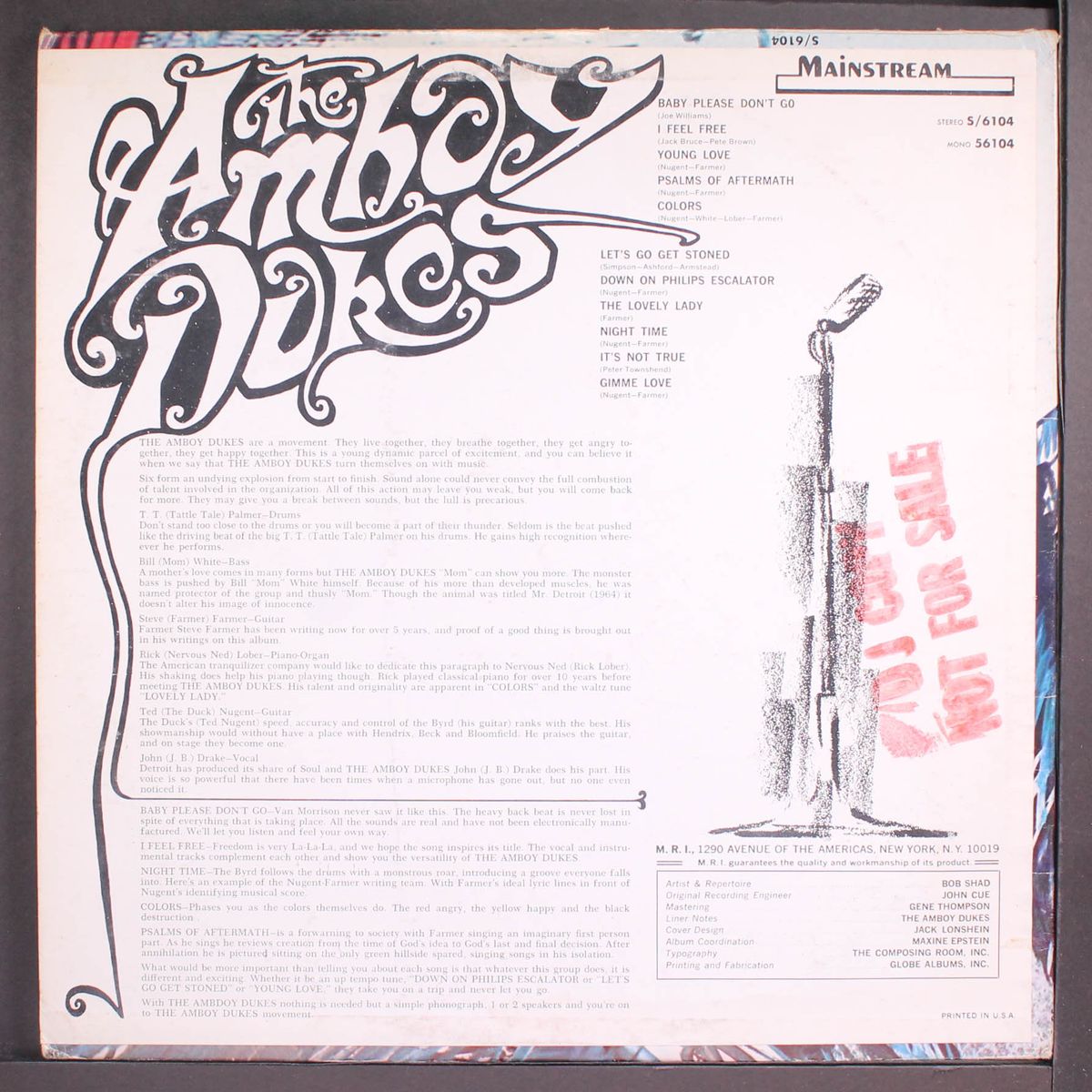 the amboy dukes by AMBOY DUKES