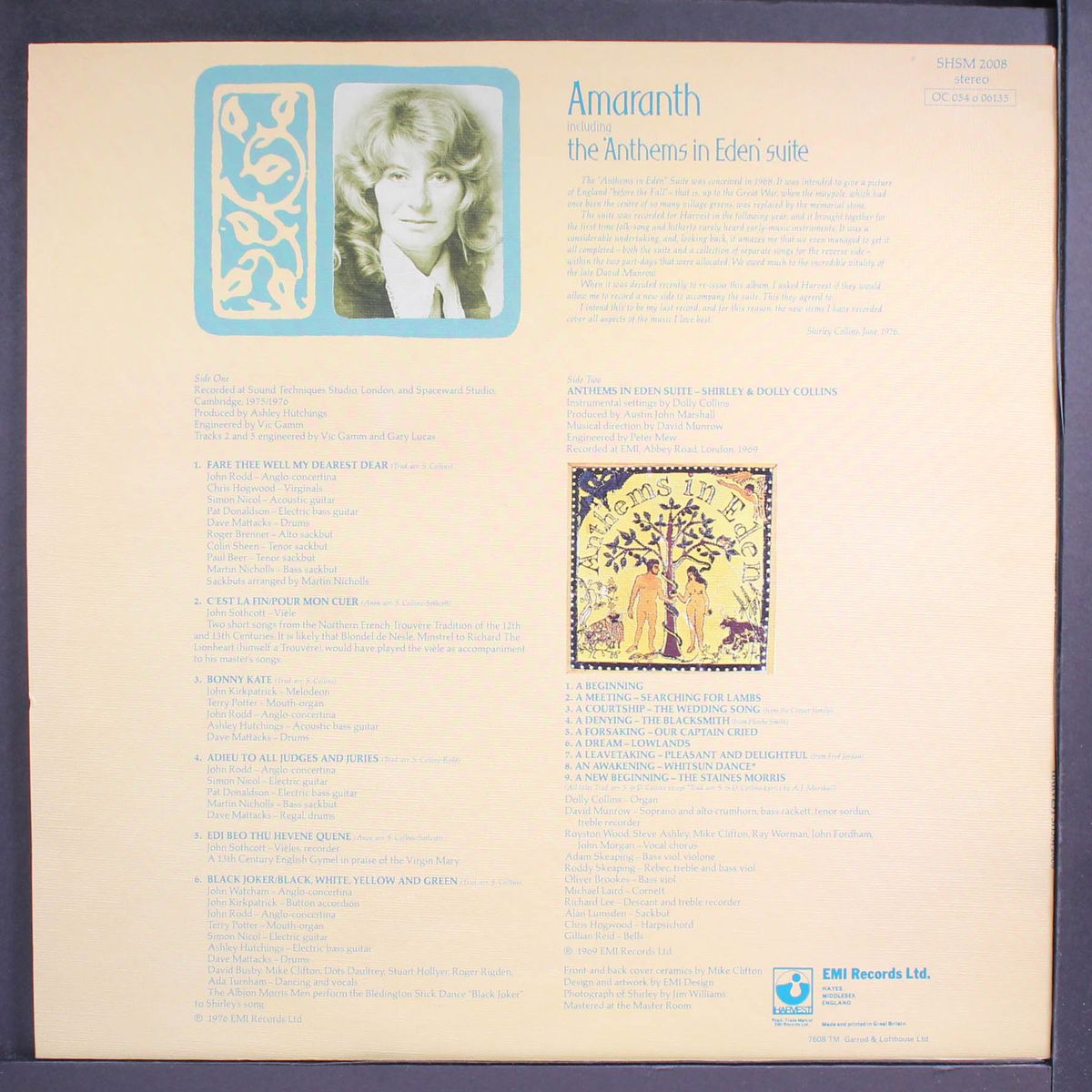 amaranth by SHIRLEY COLLINS