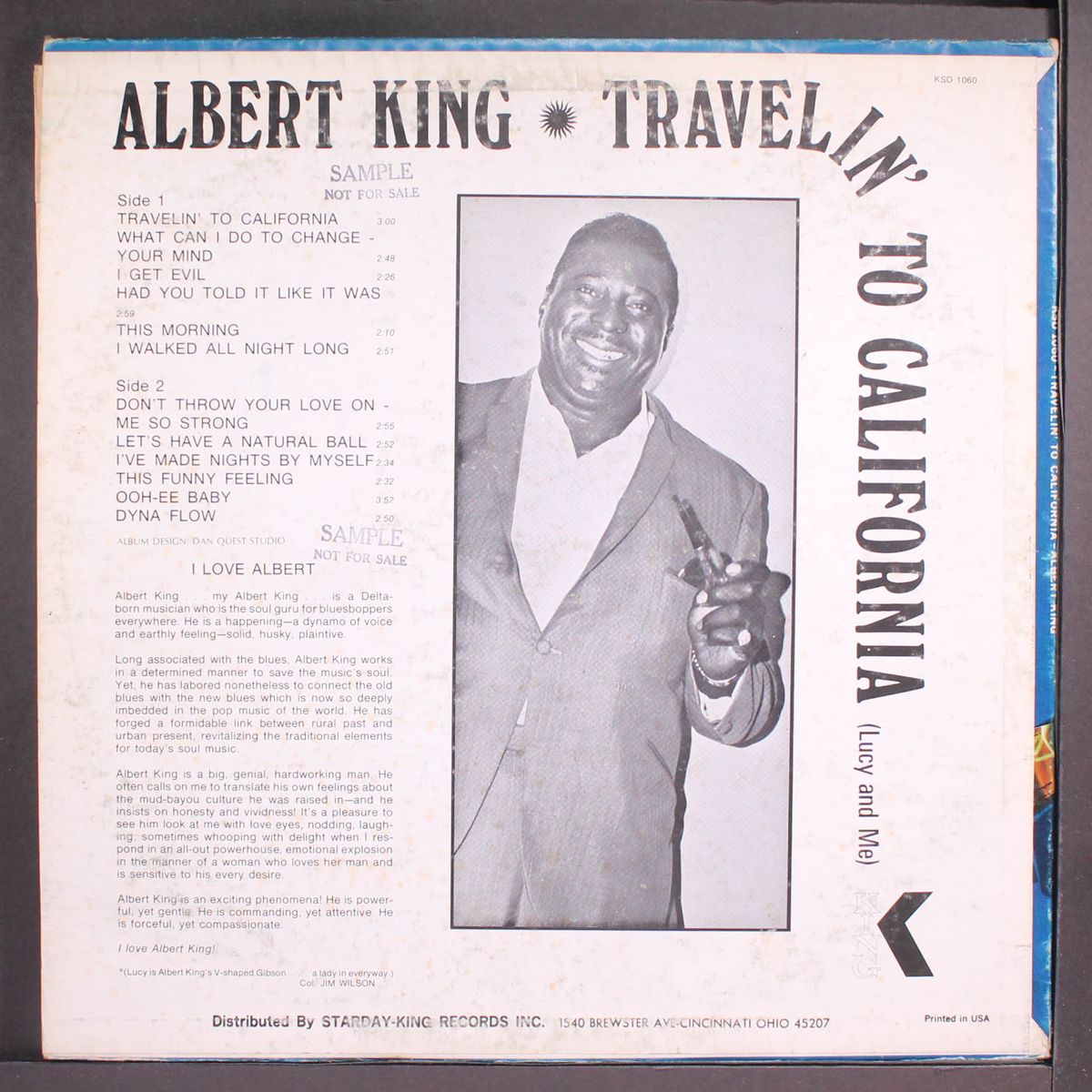 travelin' to california by ALBERT KING