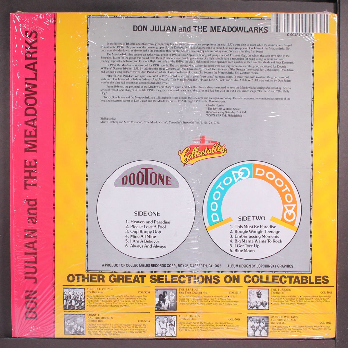 golden classics by DON JULIAN & MEADOWLARKS