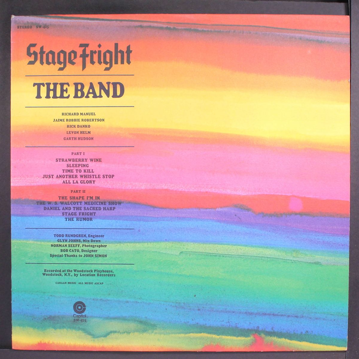 stage fright by BAND