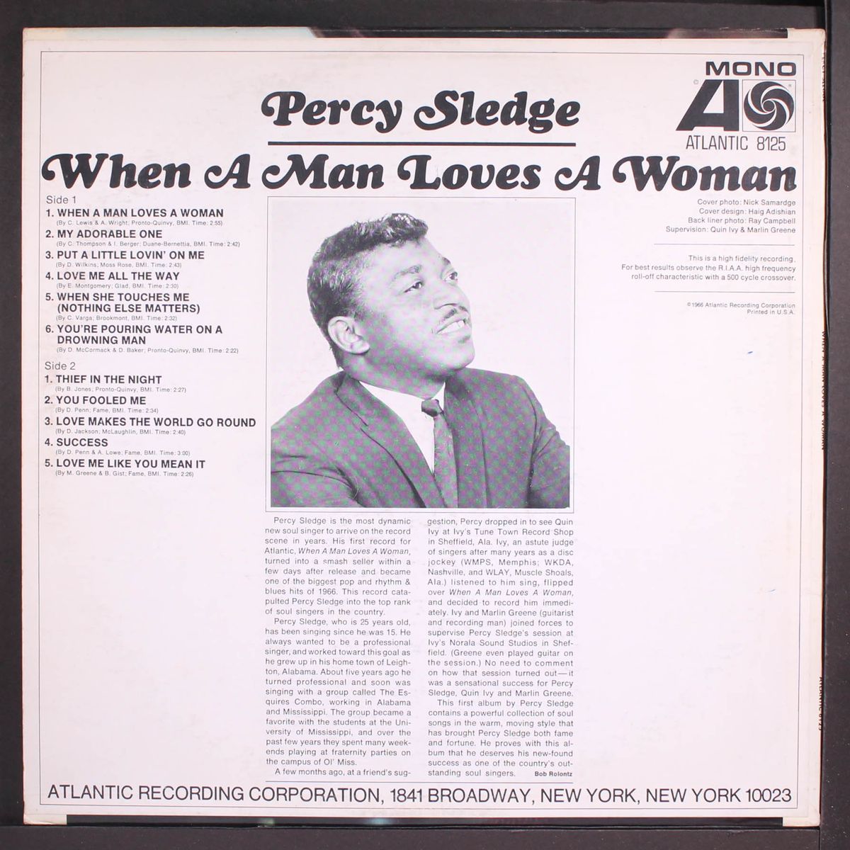 when a man loves a woman by PERCY SLEDGE