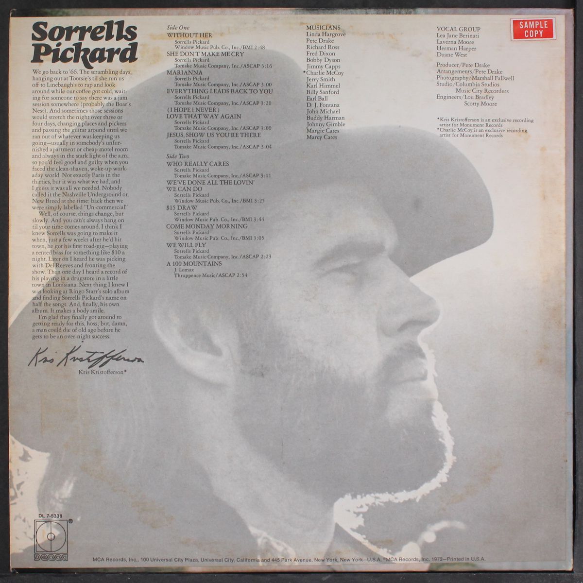 sorrells pickard by SORRELLS PICKARD