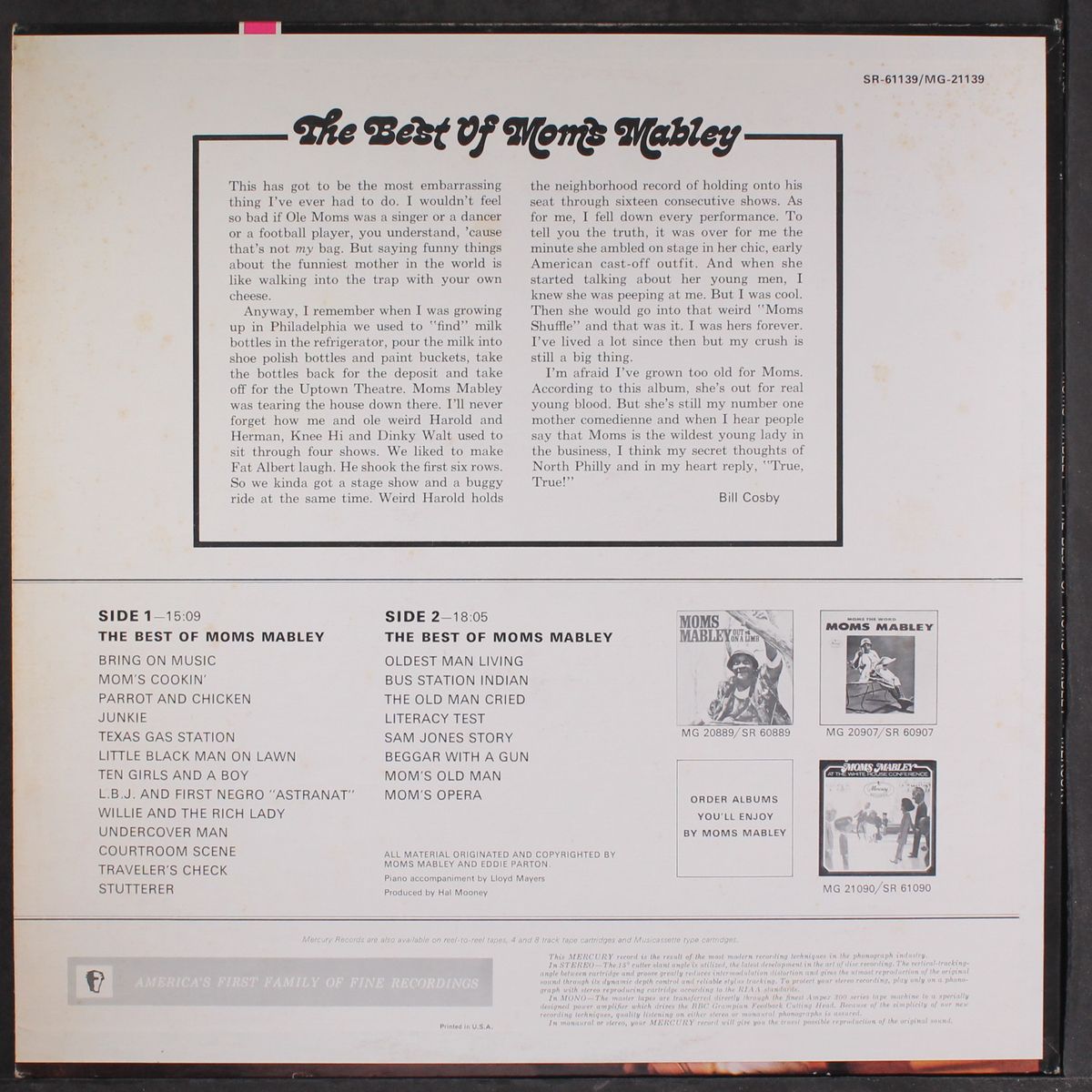 best of by MOMS MABLEY