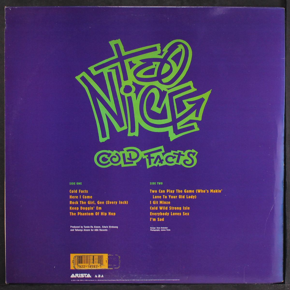 cold facts by TOO NICE