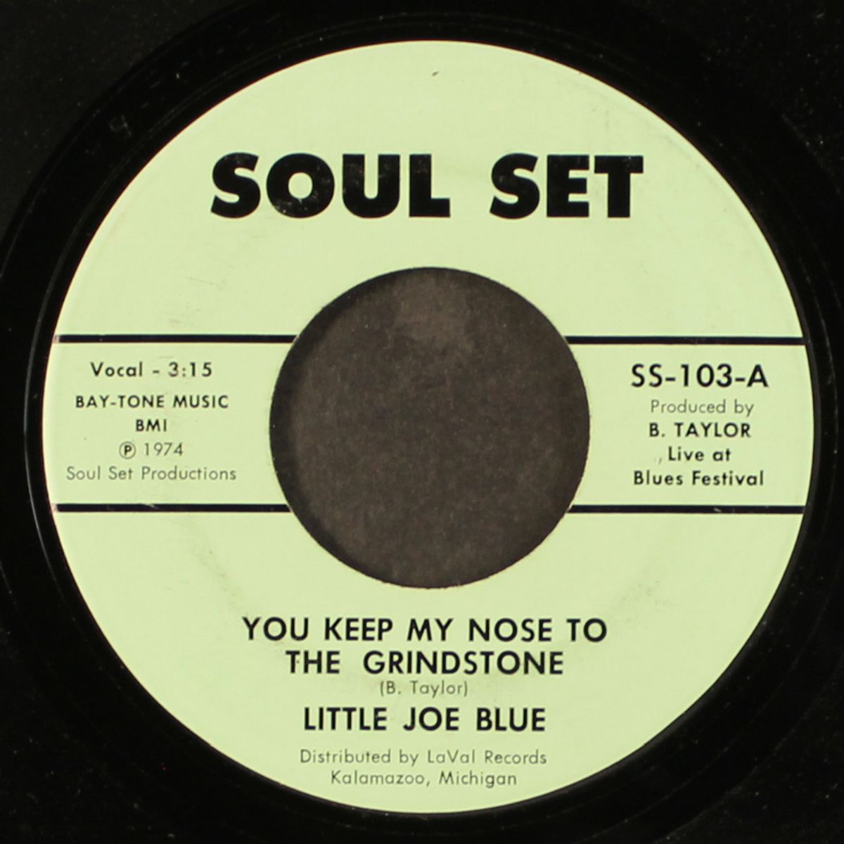 you keep my nose to the grindstone / why i sing the blues by LITTLE JOE BLUE