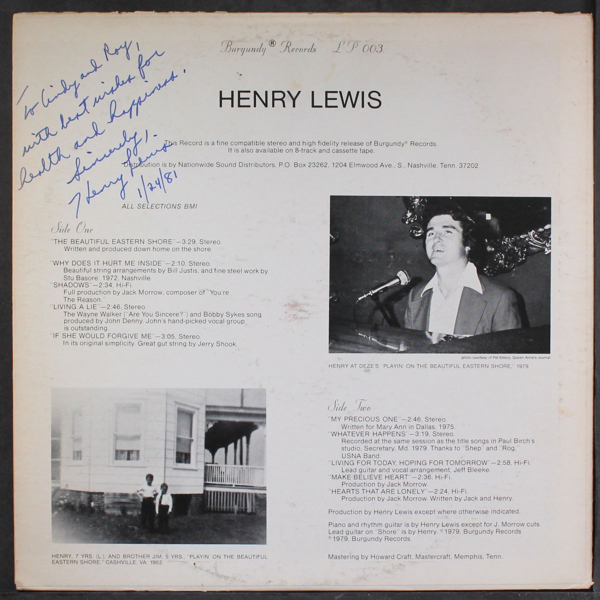 my precious one by HENRY LEWIS