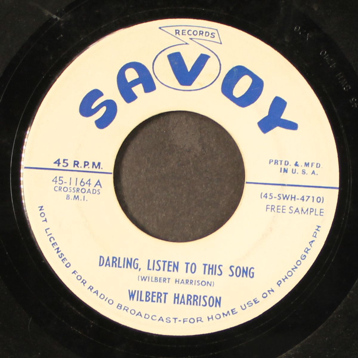 darling listen to this song by WILBERT HARRISON