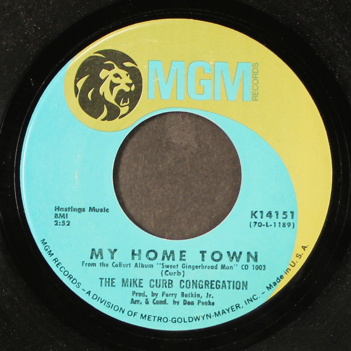 my home town by MIKE CURB