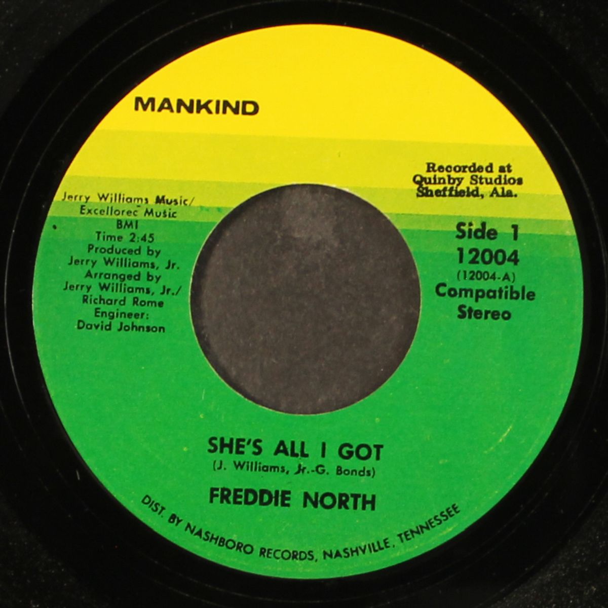 she's all i got / ain't nothing in the news by FREDDIE NORTH
