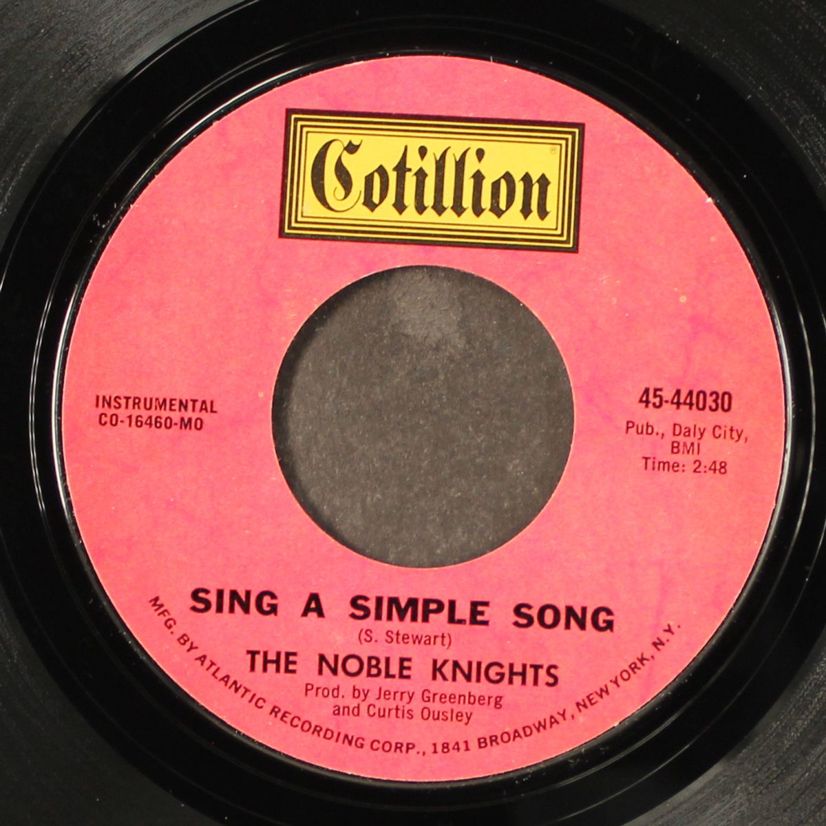 sing a simple song / movin' part iv by NOBLE KNIGHTS