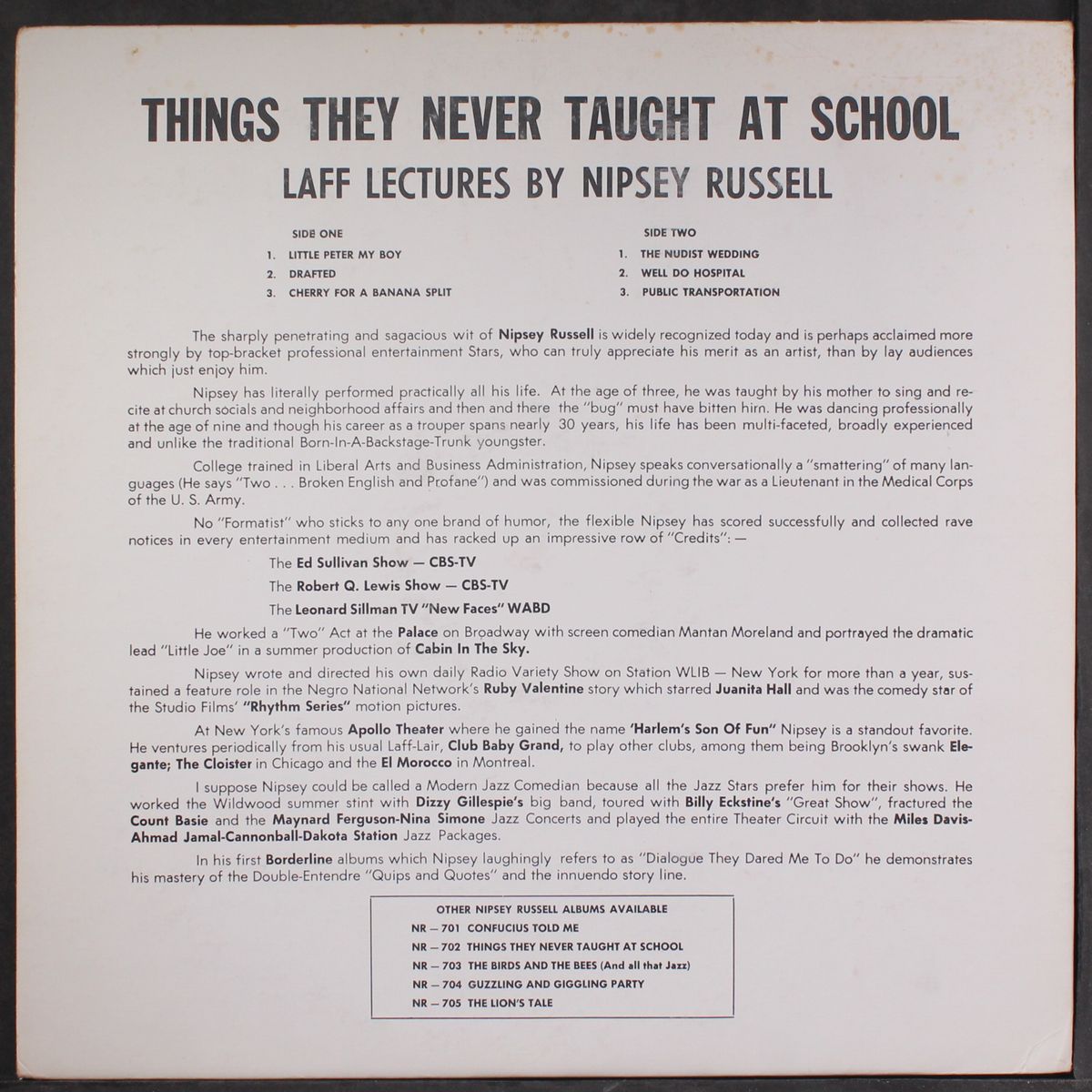 things they never taught at school by NIPSEY RUSSELL