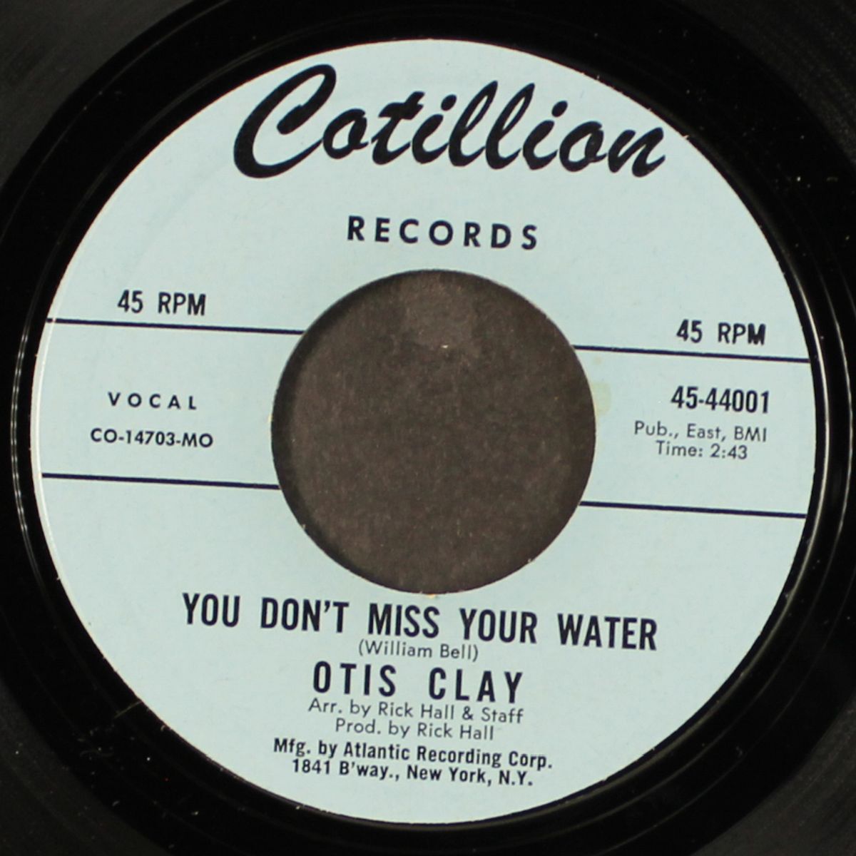 she's about a mover / you dont miss your water by OTIS CLAY