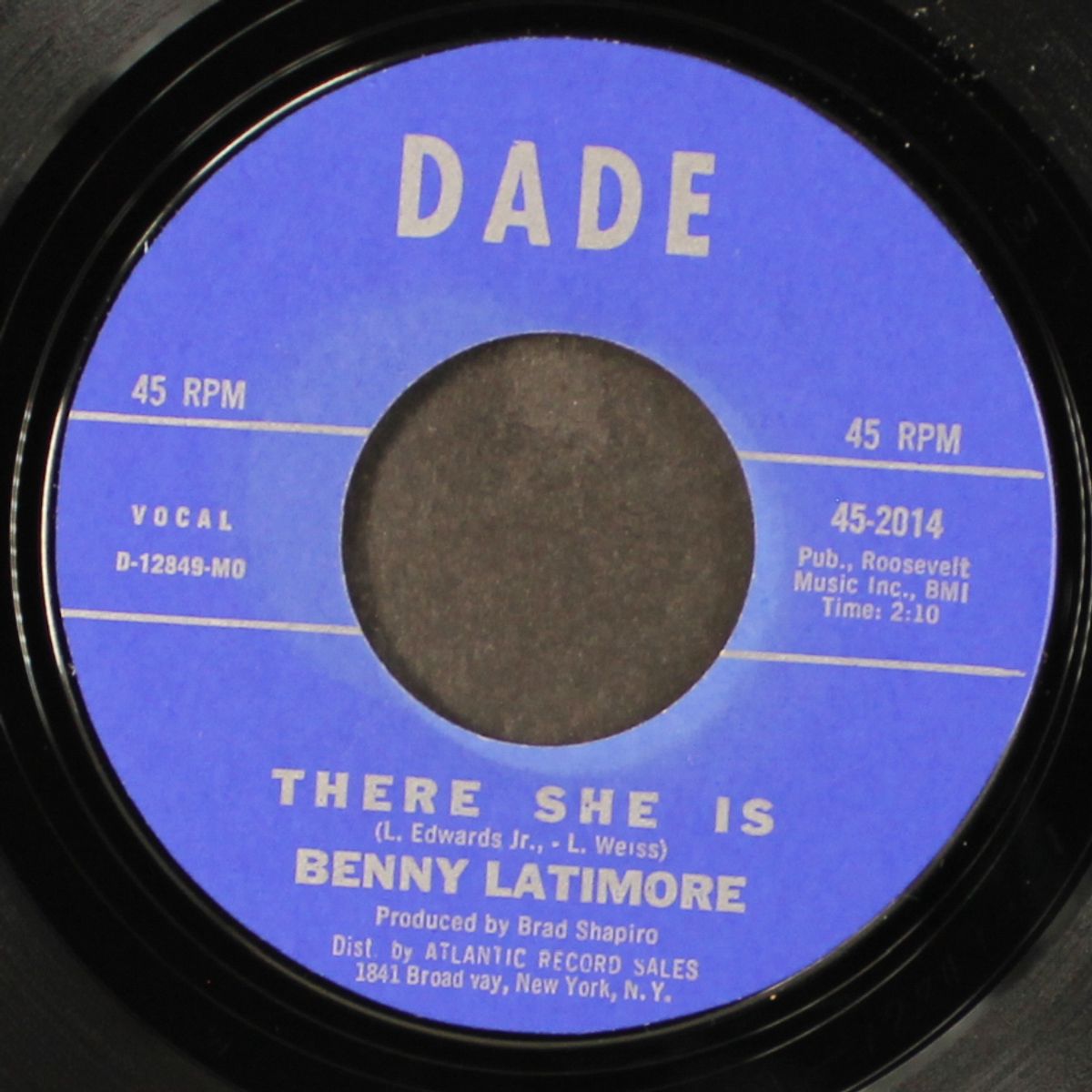 it was so nice while it lasted / there she is by BENNY LATIMORE