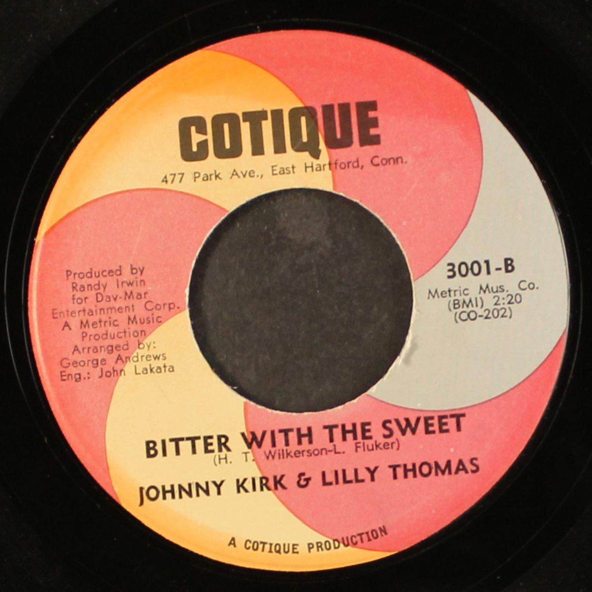 a love like ours / bitter with the sweet by JOHNNY KIRK & LILLY THOMAS